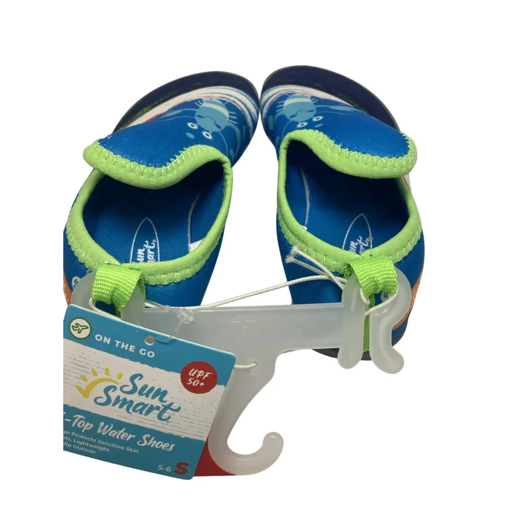 Sun Smart Hi-Top Kids Water Shoes Size: Small 5-6 Lobster UPF 50+ New